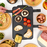 Swissmar Valais 8 Person Raclette Party Grill with Reversible Grill Plate - Image 06