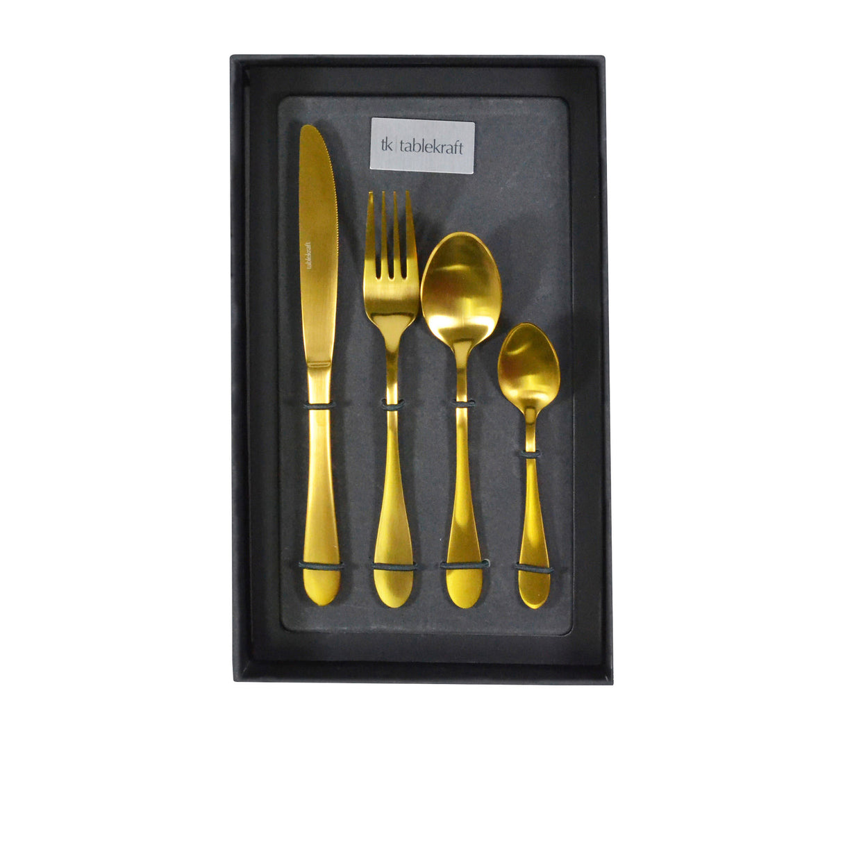 Tablekraft Soho Gold 16pc Cutlery Set - Image 01