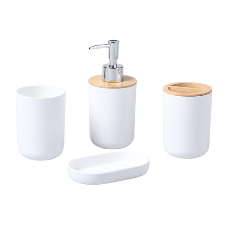 Takara Takae Bathroom Vanity Set 4pc White - Image 01