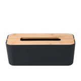 Takara Takae Natural Bamboo Tissue Box Black - Image 01