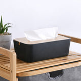 Takara Takae Natural Bamboo Tissue Box Black - Image 02