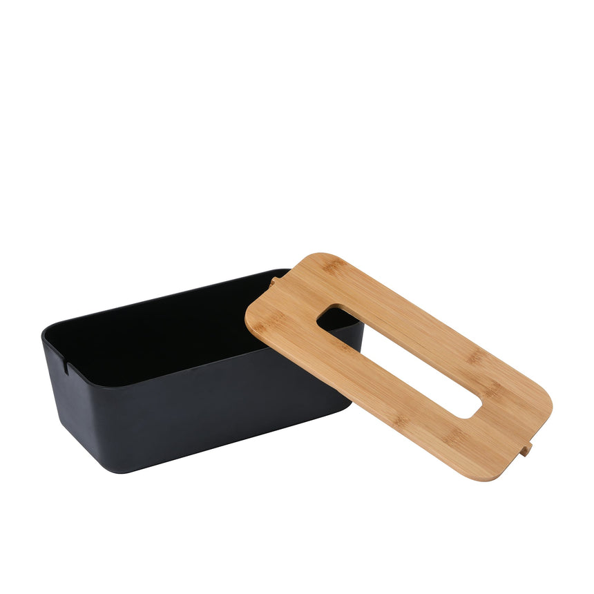 Takara Takae Natural Bamboo Tissue Box Black - Image 03