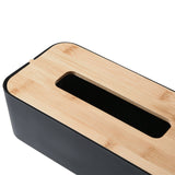 Takara Takae Natural Bamboo Tissue Box Black - Image 04