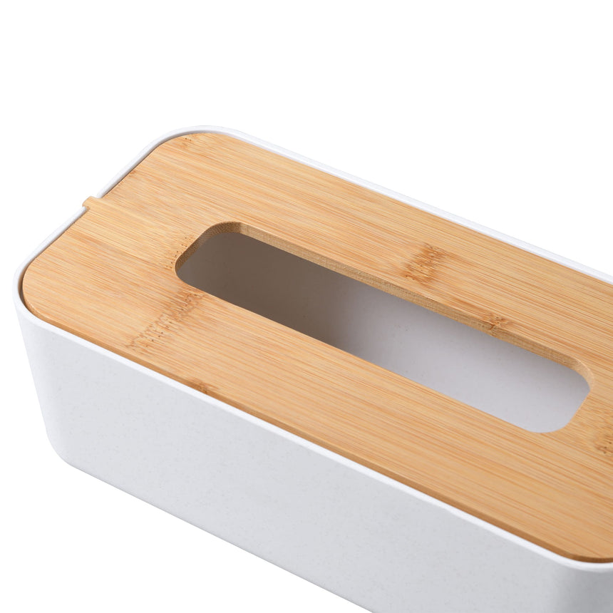 Takara Takae Natural Bamboo Tissue Box White - Image 04