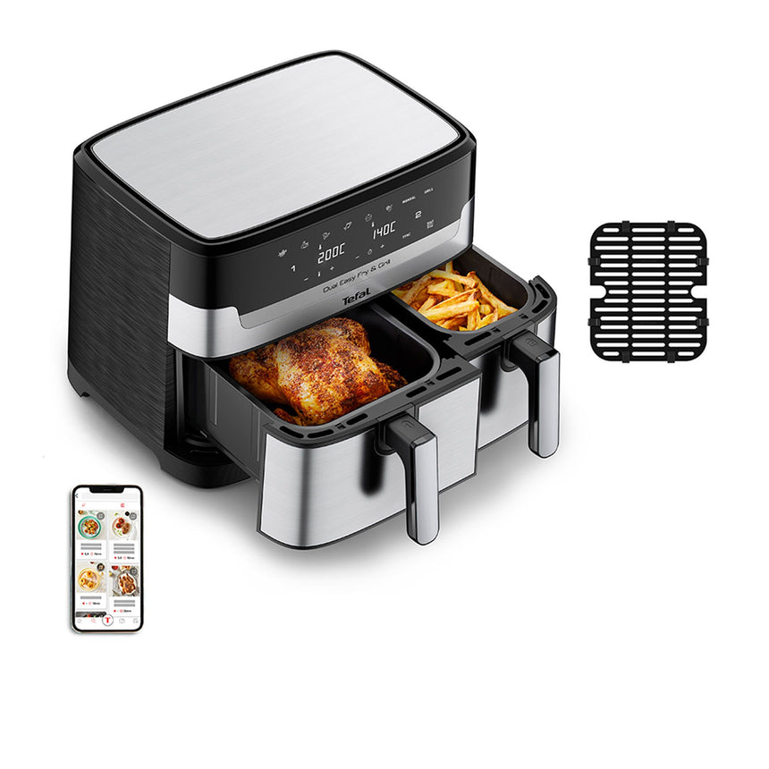 Tefal Dual Easy Fry & Grill EY905C Air Fryer XXL 8.3L - Image 06