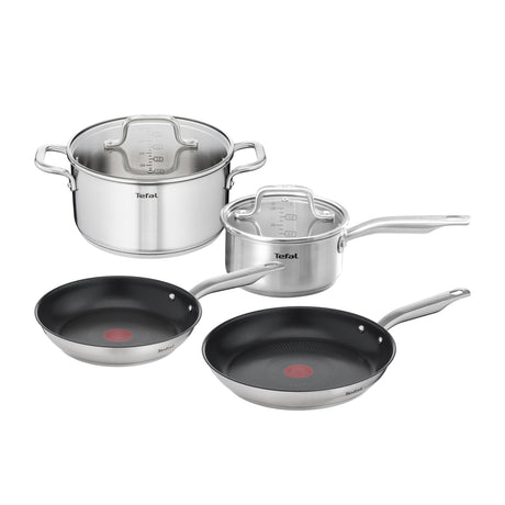 Tefal Virtuoso Induction Stainless Steel Cookware 4 Piece Set - Image 01