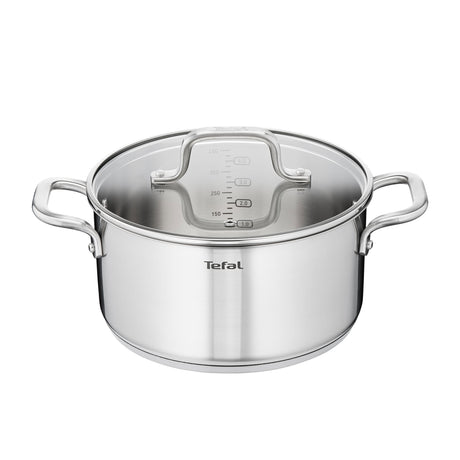 Tefal Virtuoso Induction Stainless Steel Stewpot 24cm-5.3 Litre - Image 01