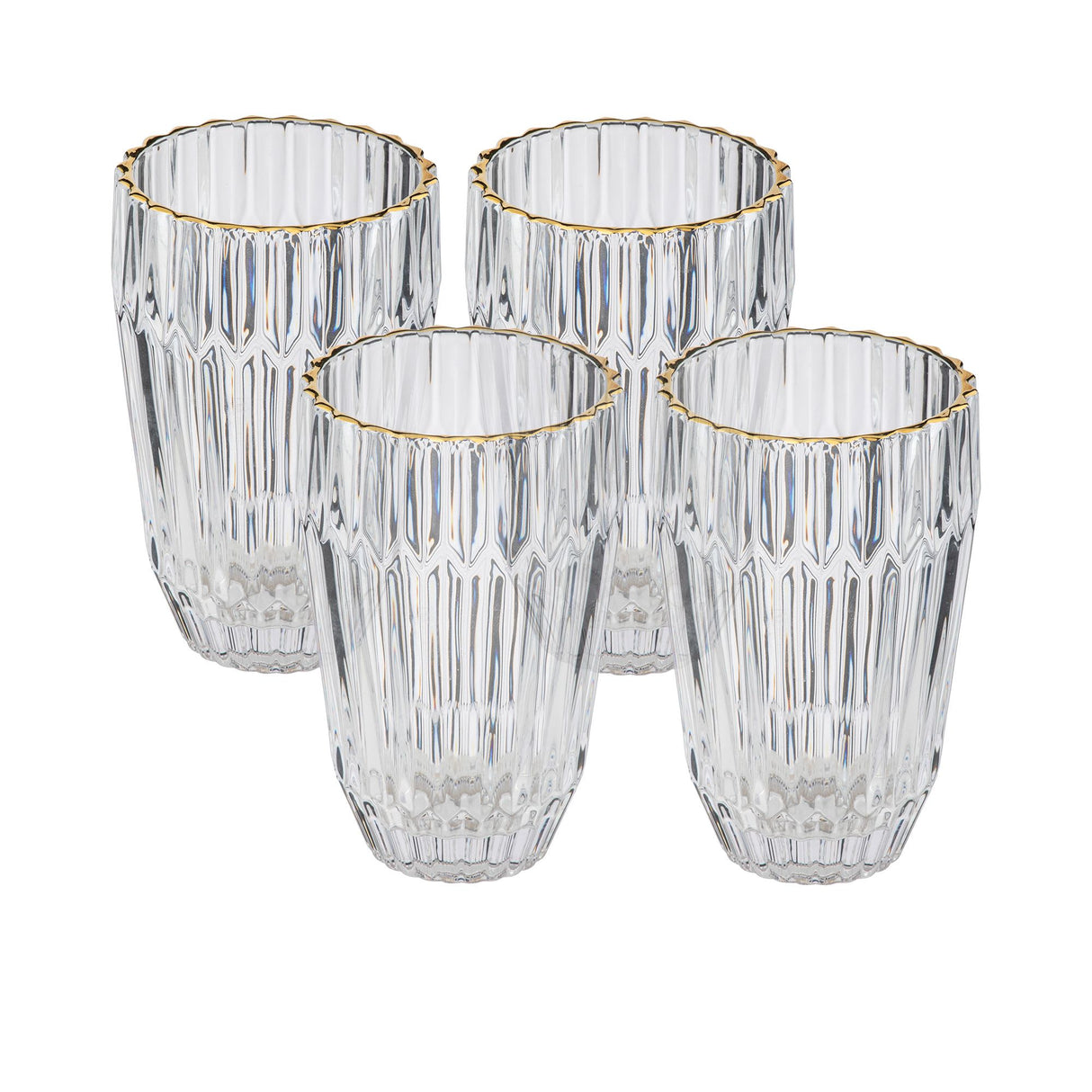 Tempa Amara Highball Tumbler 300ml Set of 4 Clear - Image 01