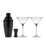 Tempa Aurora Cocktail 4 Piece Set Matte in Black - Image 01