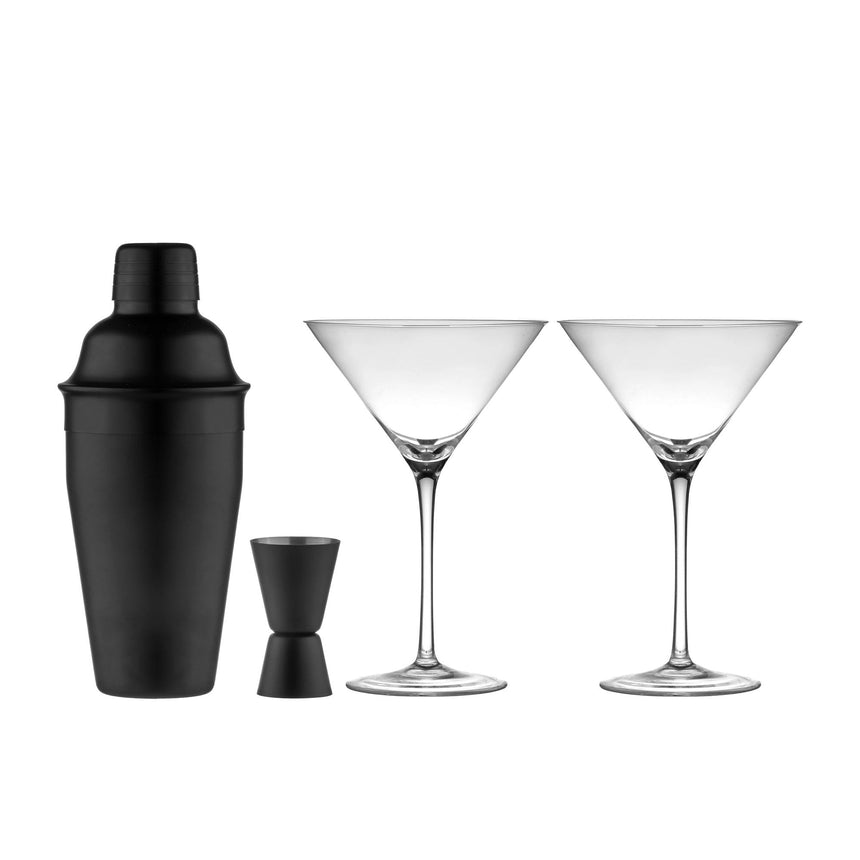 Tempa Aurora Cocktail 4 Piece Set Matte in Black - Image 01