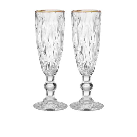 Tempa Ezra Champagne Glass Set of 2 Clear - Image 01