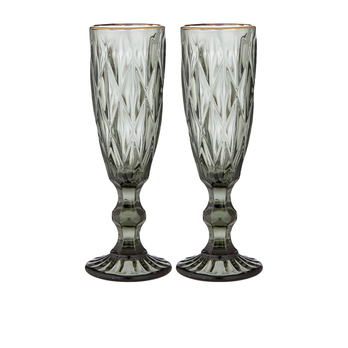 Tempa Ezra Champagne Glass Set of 2 Ivy - Image 01