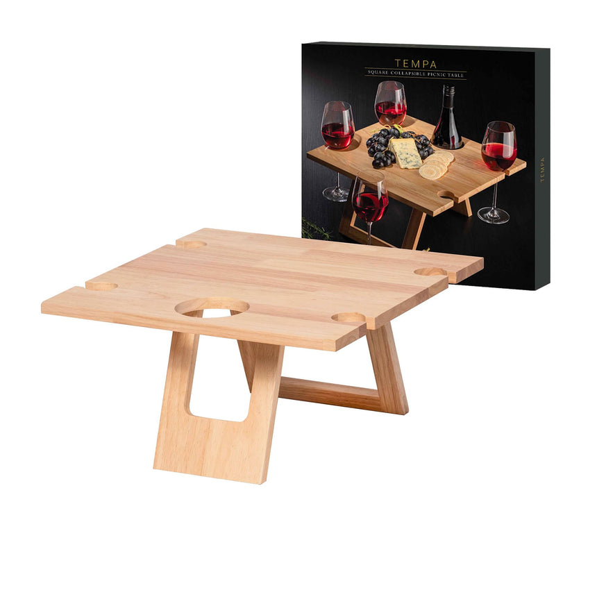 Tempa Fromagerie Square Collapsible Picnic Table 40cm - Image 05