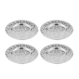 Tempa Spencer Hammered Coaster Set of 4 Silver - Image 01