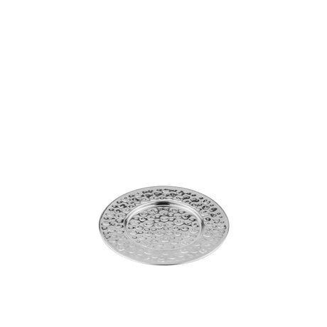 Tempa Spencer Hammered Coaster Set of 4 Silver - Image 02