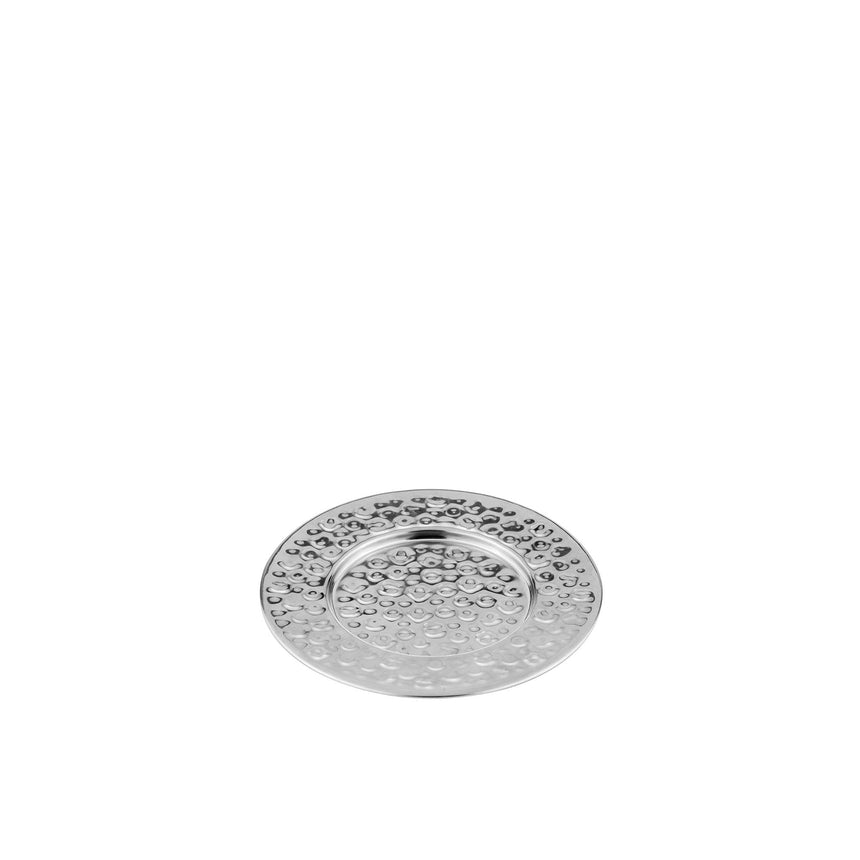 Tempa Spencer Hammered Coaster Set of 4 Silver - Image 02