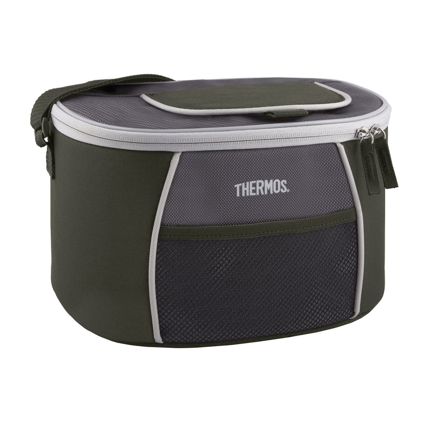 Thermos E5 12 Can Cooler with LDPE Liner Grey Green - Image 01
