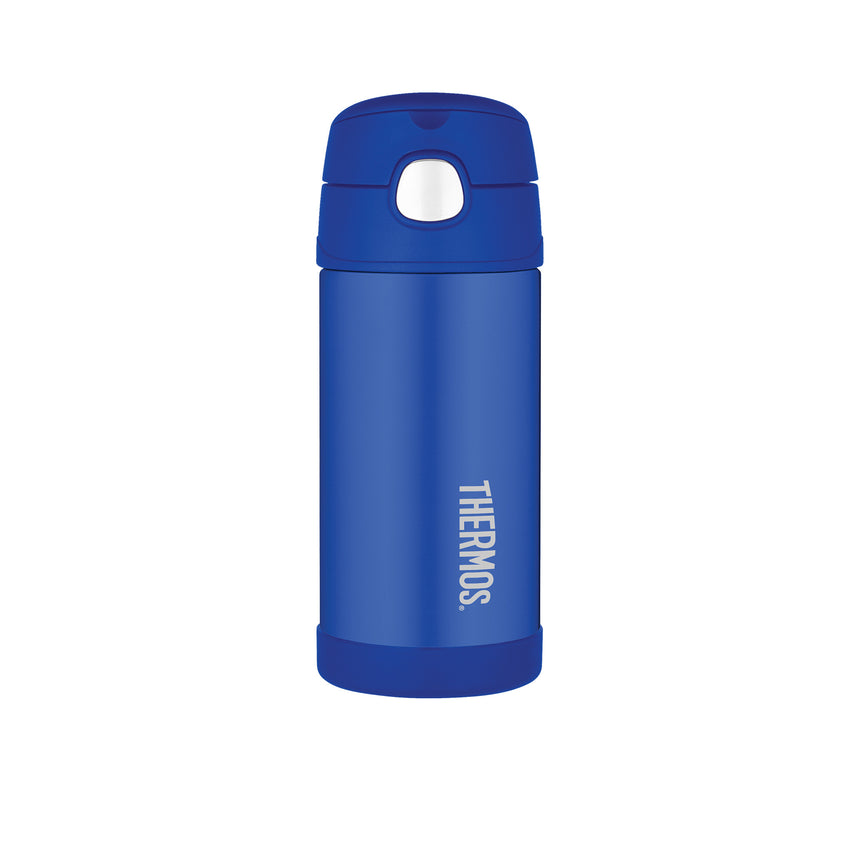 Thermos FUNtainer­ Stainless Steel Vacuum Insulated Drink Bottle in Blue 355ml - Image 01