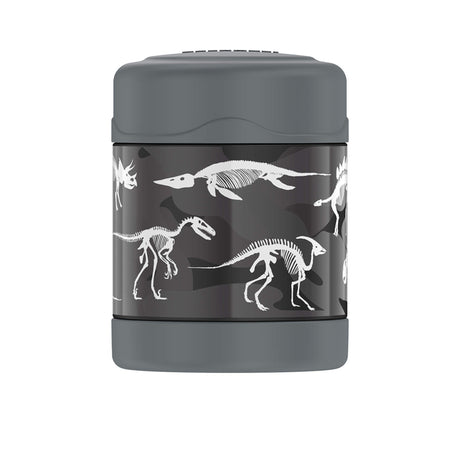 Thermos FUNtainer Stainless Steel Vacuum Insulated Food Jar 290ml Dinosaurs - Image 01