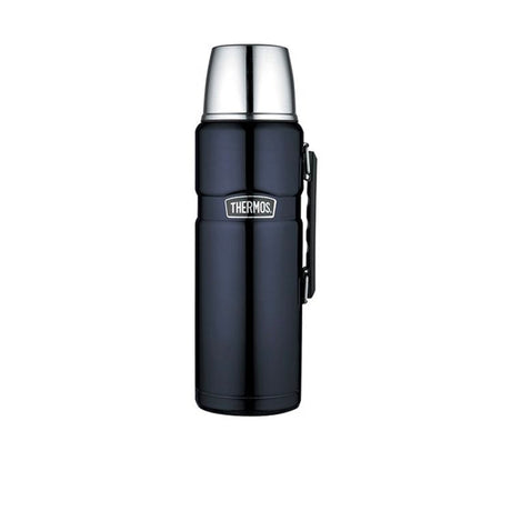Thermos Stainless King™ Stainless Steel Vacuum Insulated Flask Midnight in Blue 1.2 Litre - Image 01