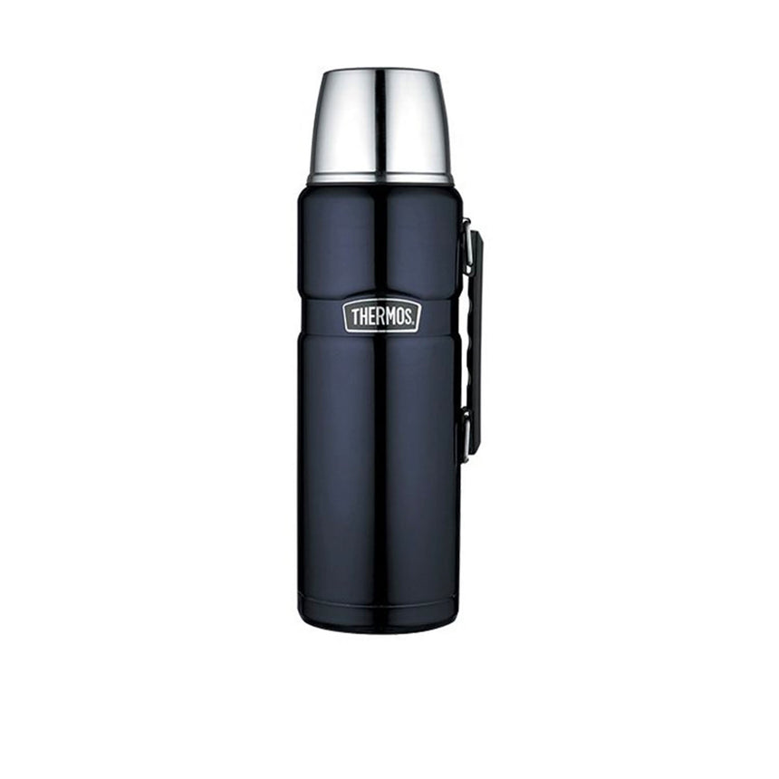 Thermos Stainless Kingï¿½ï¿½ï¿½ Stainless Steel Vacuum Insulated Flask Midnight in Blue 1.2 Litre - Image 01