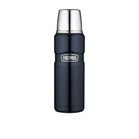 Thermos Stainless Kingï¿½ï¿½ï¿½ Stainless Steel Vacuum Insulated Flask Midnight in Blue 470ml - Image 01