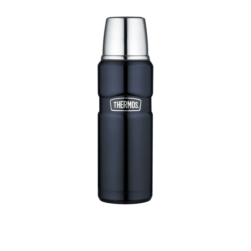 Thermos Stainless Kingï¿½ï¿½ï¿½ Stainless Steel Vacuum Insulated Flask Midnight in Blue 470ml - Image 01