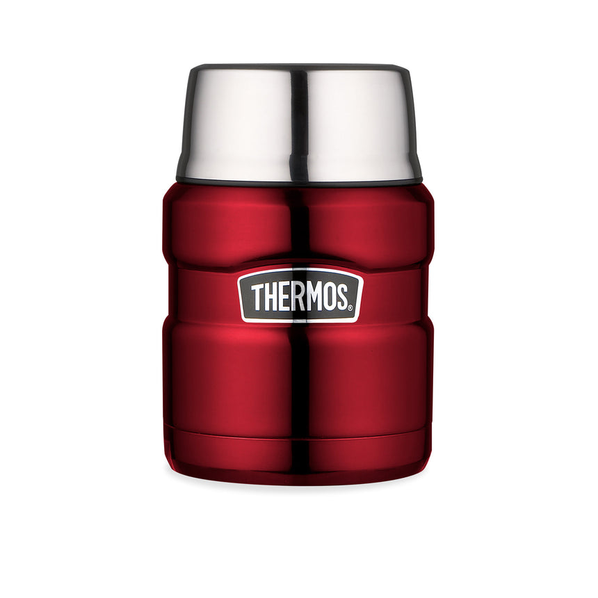 Thermos Stainless King Insulated Food Jar 470ml in Red - Image 01