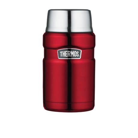 Thermos Stainless King Insulated Food Jar 710ml in Red - Image 01