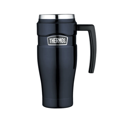 Thermos Stainless King Stainless Steel Vacuum Insulated Travel Mug 470ml Midnight in Blue - Image 01