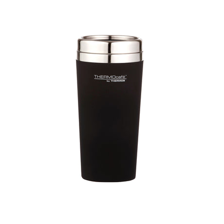 Thermos THERMOcafe Soft Touch Travel Mug 420ml Matte in Black - Image 01