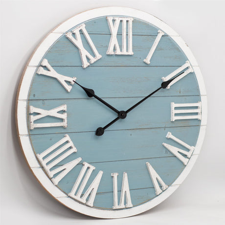 Toki Belle Wall Clock 60cm Blue - Image 02