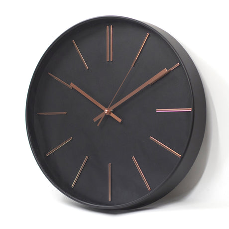 Toki Clara Silent Wall Clock 40cm Black - Image 02