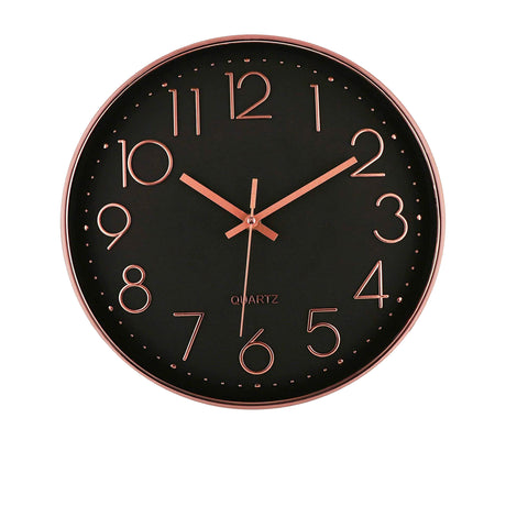 Toki Lexi Silent Wall Clock 30cm Black - Image 01