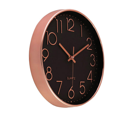 Toki Lexi Silent Wall Clock 30cm Black - Image 02