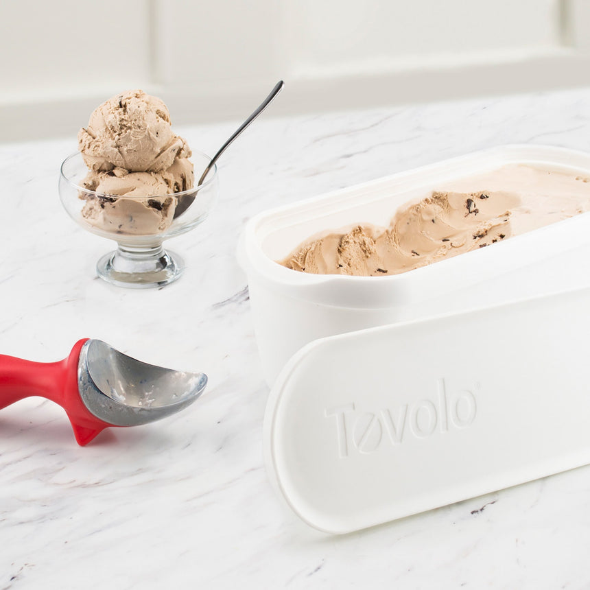 Tovolo Glide-A-Scoop Ice Cream Tub in White - Image 03