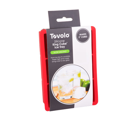 Tovolo in Red King Cube Ice Tray - Image 02