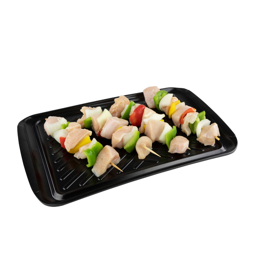 Tovolo Prep & Serve BBQ Trays Large Set of 2 in Black/White - Image 06