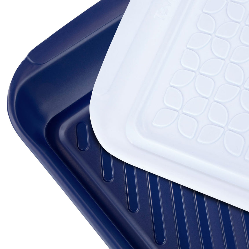 Tovolo Prep & Serve Marinade Trays Large Set of 2 in Blue/White - Image 04