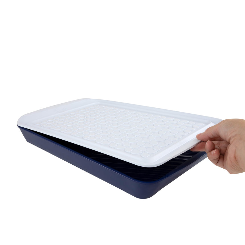 Tovolo Prep & Serve Marinade Trays Large Set of 2 in Blue/White - Image 06