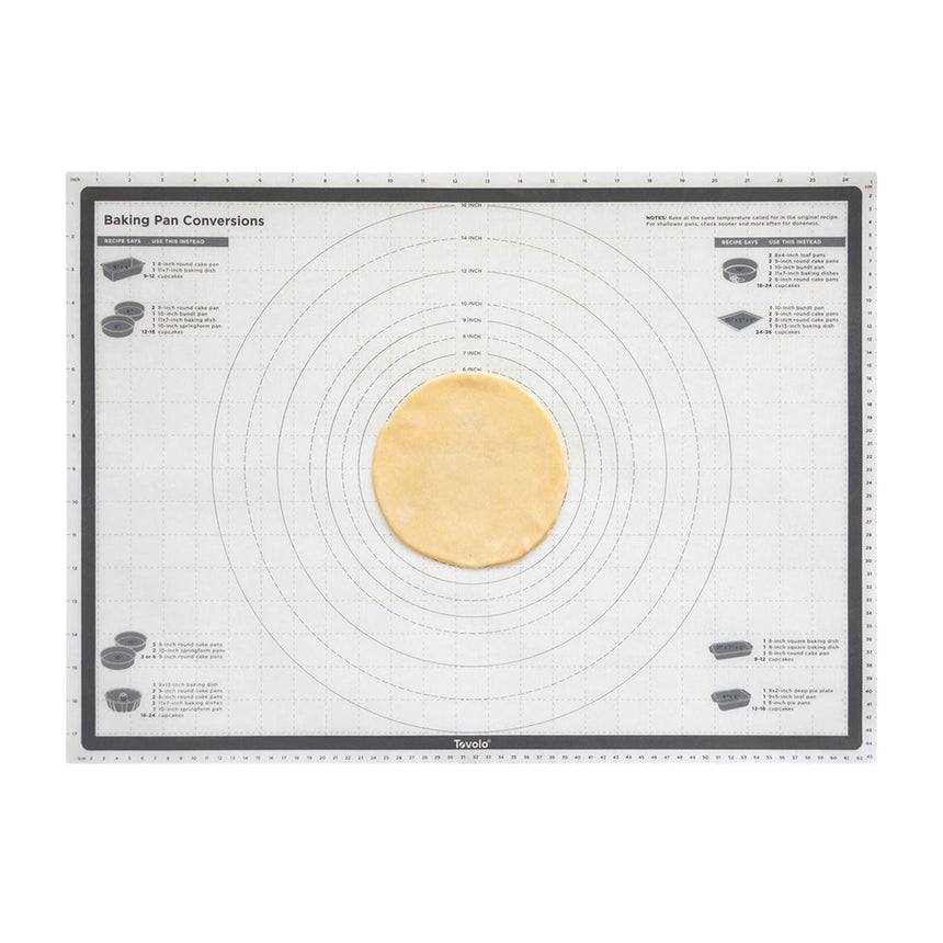 Tovolo Truebake Silicone Pastry Mat 63.5x45.5cm Charcoal - Image 03