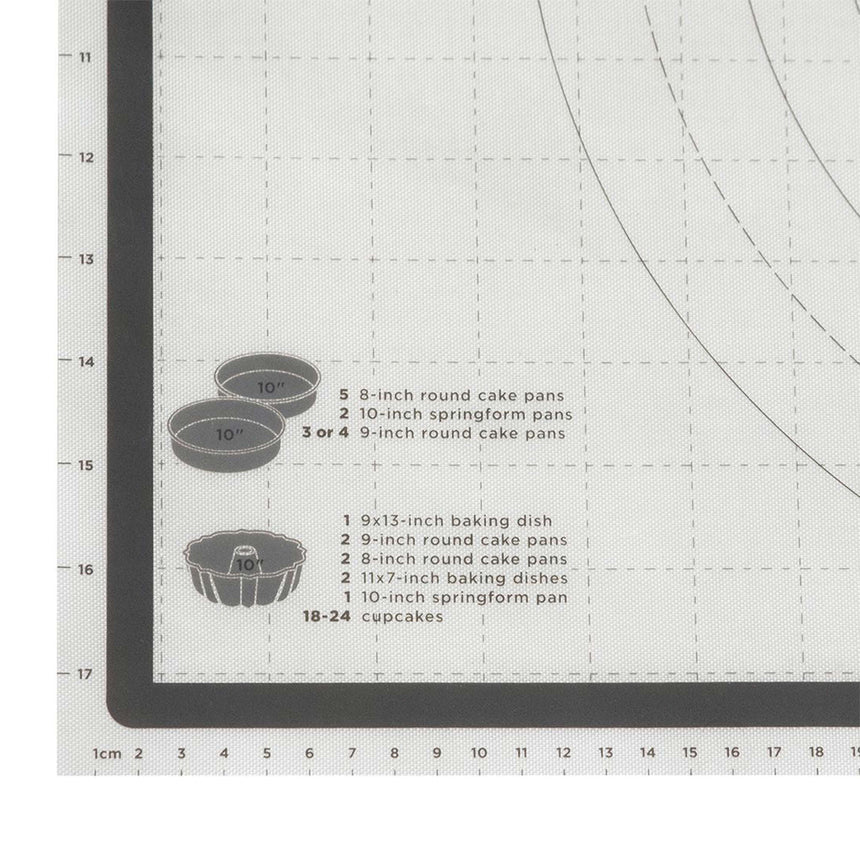 Tovolo Truebake Silicone Pastry Mat 63.5x45.5cm Charcoal - Image 06