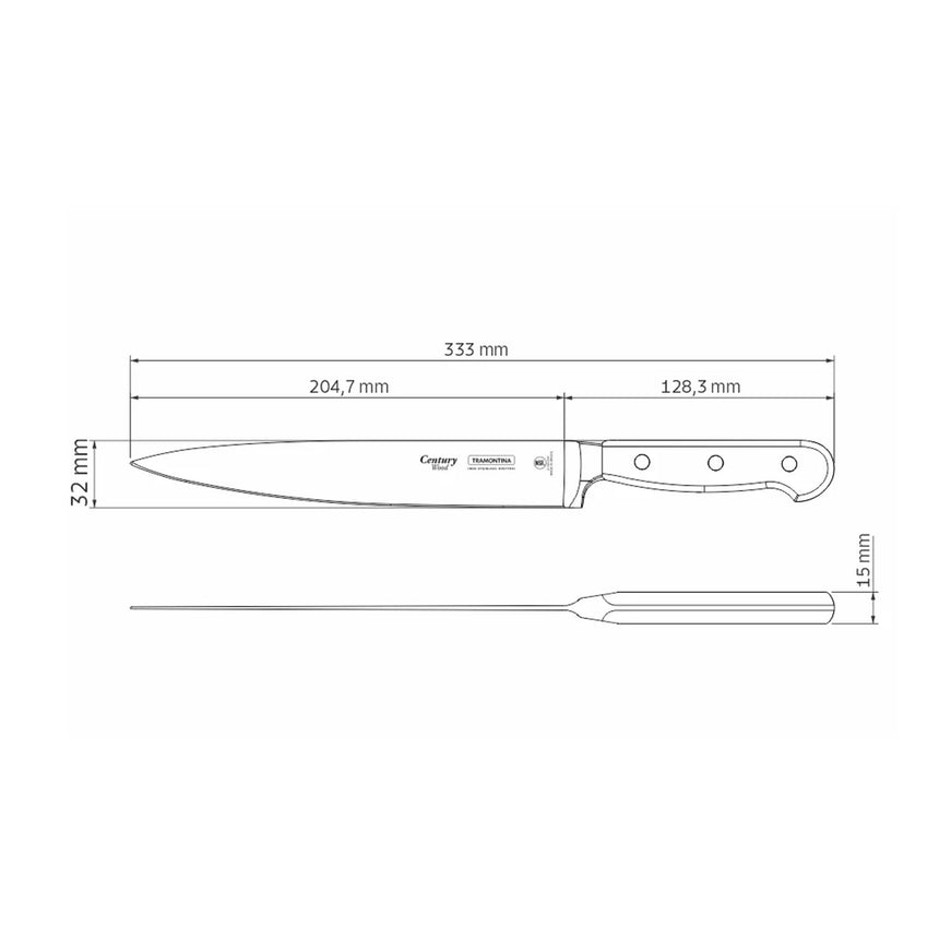 Tramontina Century Wood Utility Knife 20cm - Image 03