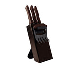 Tramontina Churrasco Black Collection 5pc Knife Block Set - Image 01