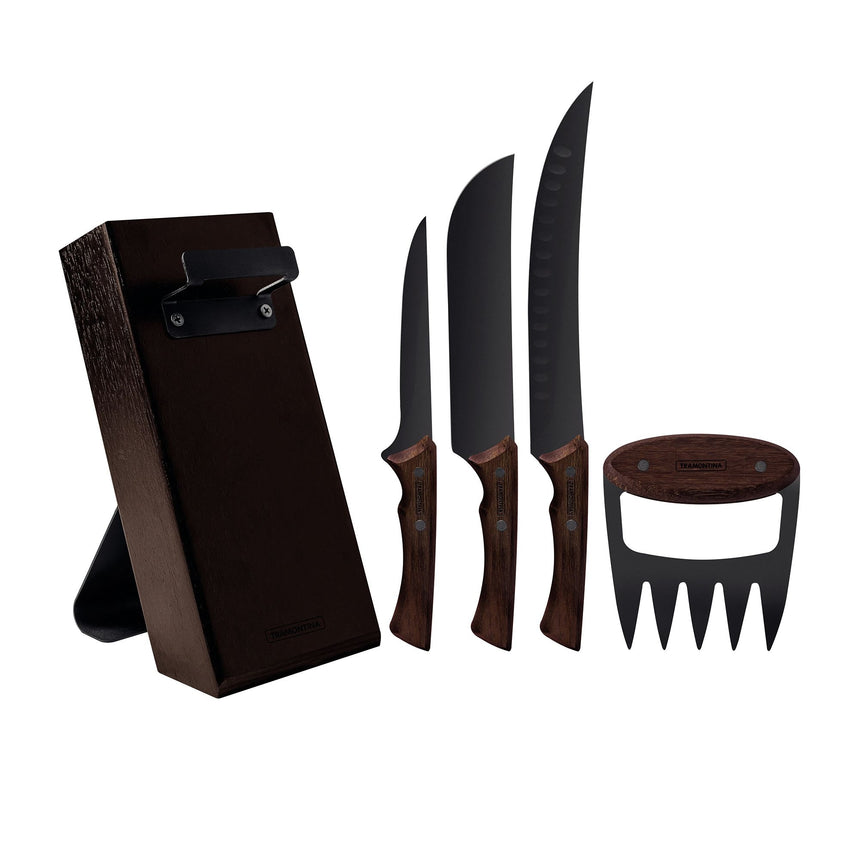 Tramontina Churrasco Black Collection 5pc Knife Block Set - Image 03