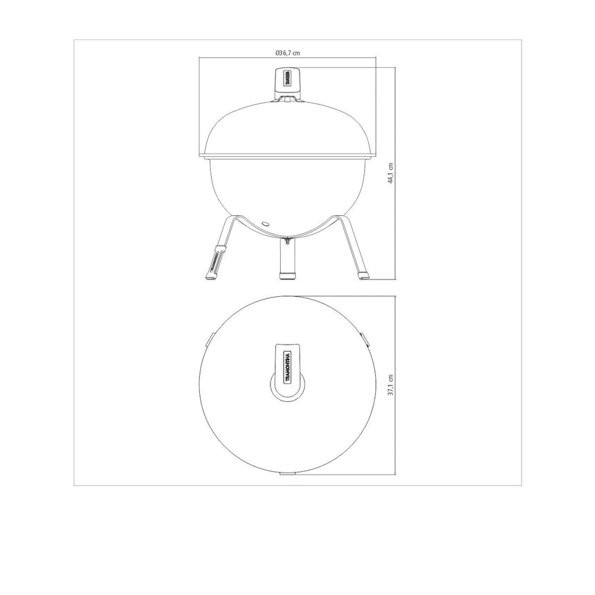 Tramontina Churrasco Charcoal Barbecue Grill - Image 06