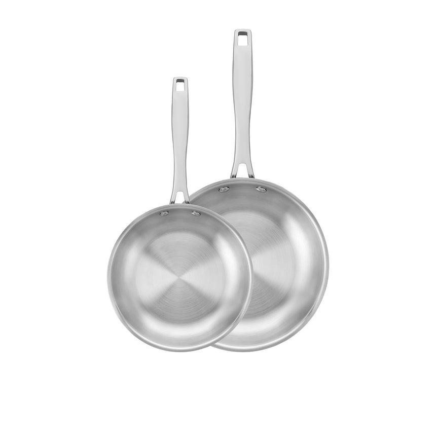 Tramontina Grano Collection 2pc Stainless Steel Frypan Set 20cm and 26cm - Image 02