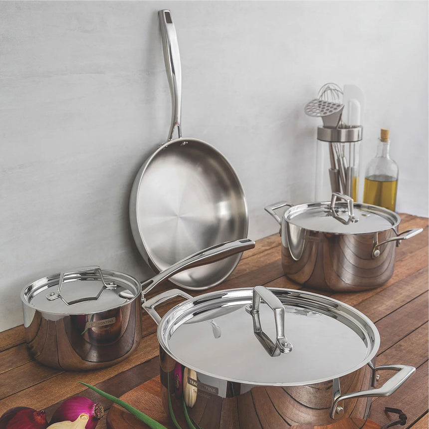 Tramontina Grano Collection 2pc Stainless Steel Frypan Set 20cm and 26cm - Image 03