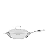 Tramontina Grano Collection Stainless Steel Wok 32cm - Image 01