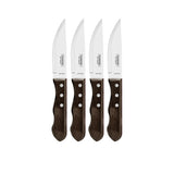 Tramontina Jumbo Polywood Set of 4 Steak Knives Brown - Image 01